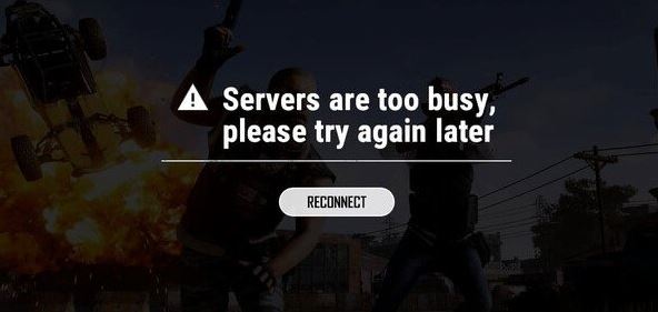 Bug fix: 'Servers are too busy' error in PUBG