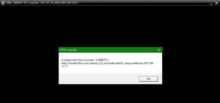Repairing the black screen problem FFXIV Launcher TechQuack