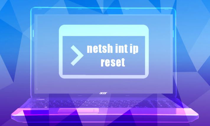 What causes the "netsh int ip reset" error on Windows?
