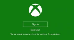 Выполнить вход сейчас невозможно 0x406 xbox windows 10