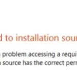 How to fix this: Access Denied to Installation Source - MS Office error