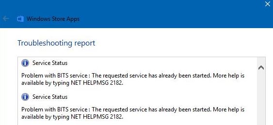 Restore: Windows error "NET HELPMSG 2182"