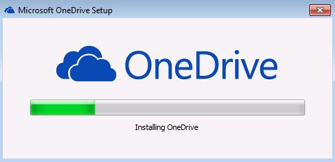 onedrive sync client is missing