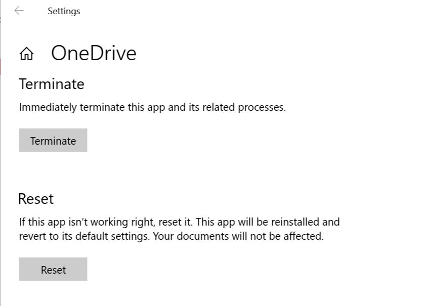 How to fix the "We couldn't find your OneDrive folder" error?