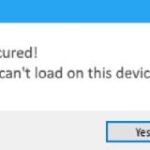 Fix: The driver could not be loaded on this device