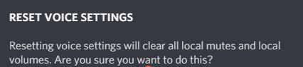 To solve the problem of Discord's dysfunctional sound exchange screens