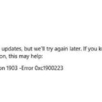 Fixed Windows Update error 0xc1900223