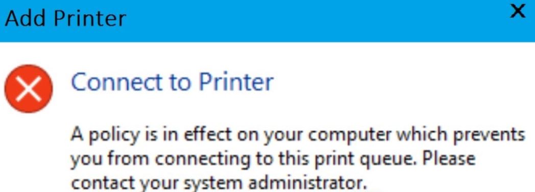 How to eliminate printer error 1260