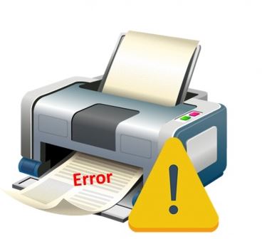 What causes HP printer error 0x6100004a?