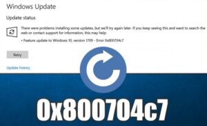 Ошибка 0x800704c7 windows 10 как исправить