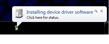 What causes the "New Hardware Detected" message in Windows 10