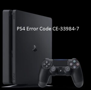 Ошибка ce 33984 7 на ps4