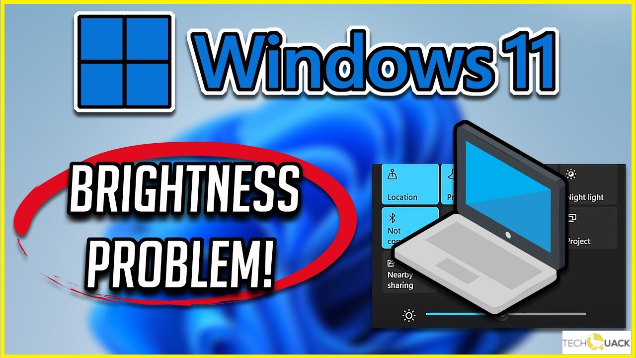 windows 11 brightness slider missing